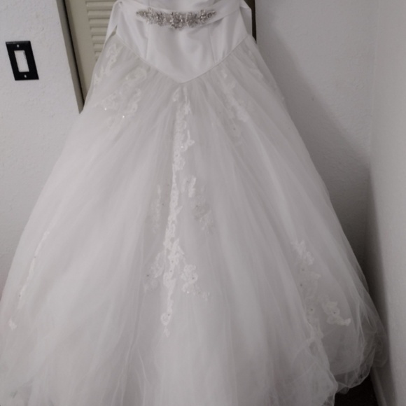 Alfred Angelo Disney Fairytale Cinderella 226 Sz. 14 White - Never Worn - Picture 3 of 5